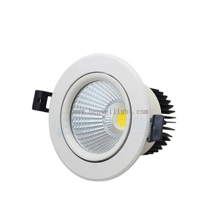 LED outside soffit downlights