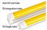 Integrovaná žltá svetelná trubica T8 s UV ochranou