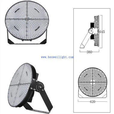 500W LED osvetlenie loptového ihriska