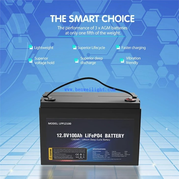 Batéria s hlbokým cyklom 100 Ah 12v Lifepo4