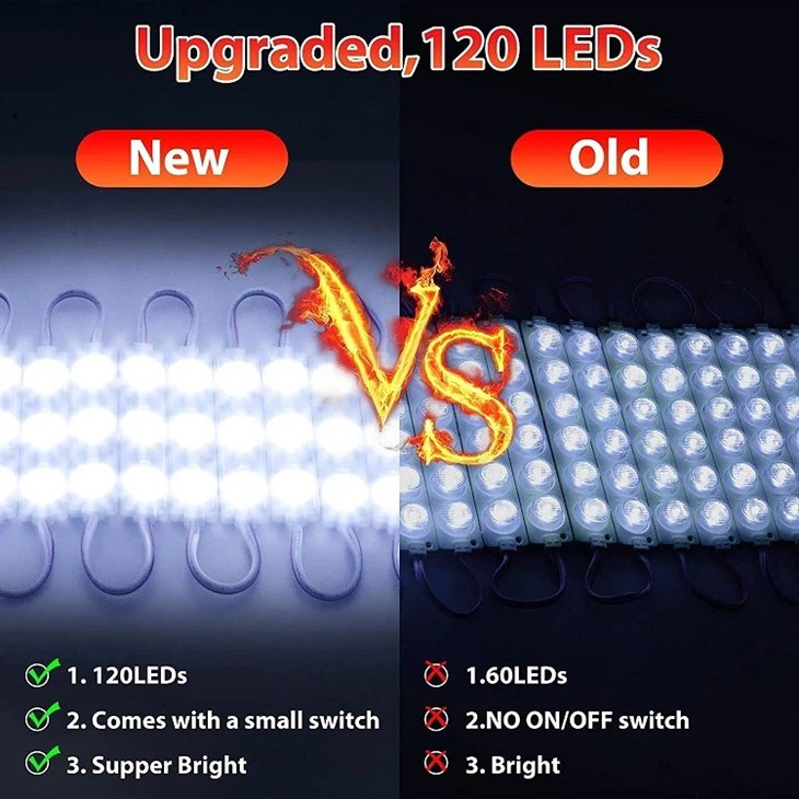 12V 120 LEDs Van Interior Light Kits