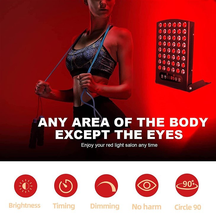 48 LED diód Terapeutický panel s červeným svetlom Laser