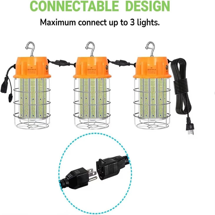 100W LED HID Temporary Work Light - 5000K - 12,000 Lumens - 120V best