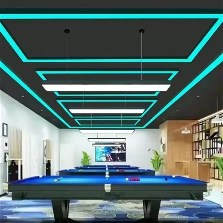 24W/48W LED Linear Ceiling Light – Aluminum/Metal Profile, Office & Commercial Use
