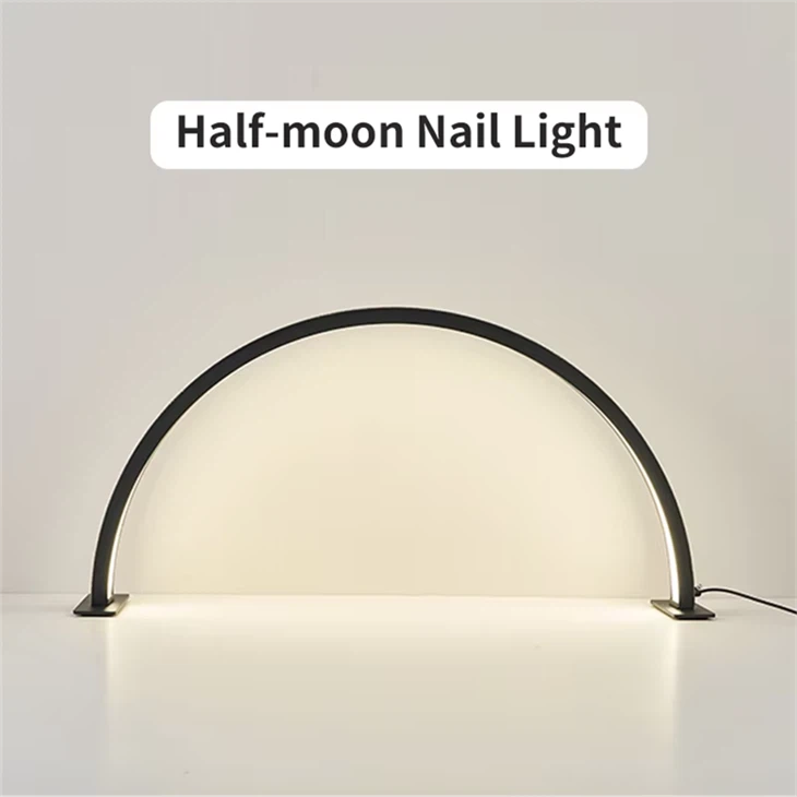 75cm Half Moon Nail Table Lamp Foldable LED high quality