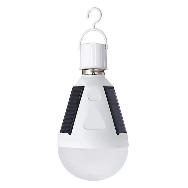 7W solárna LED žiarovka s panelom
