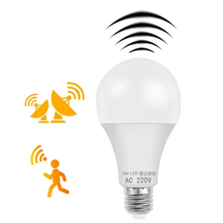 LED žiarovka snímača pohybu