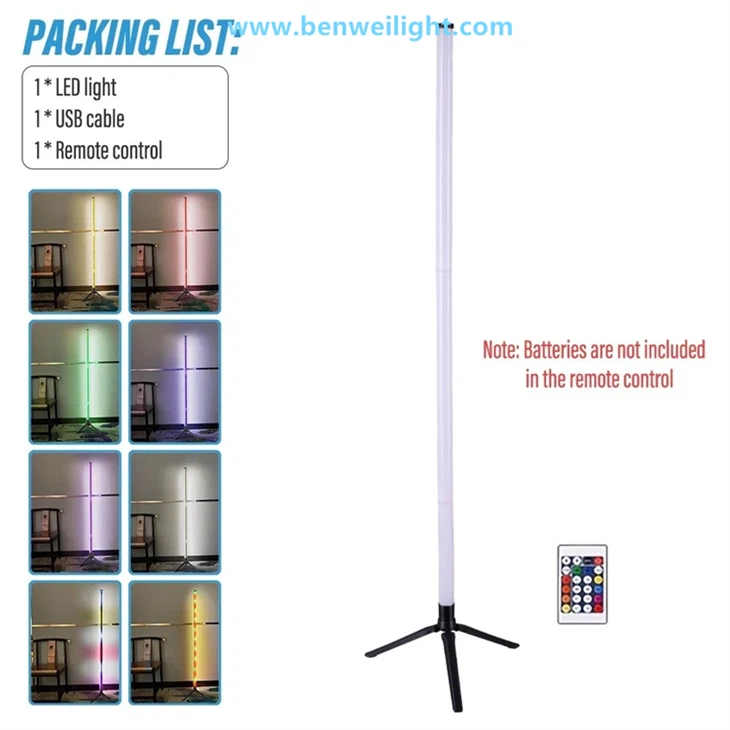 RGB Corner Floor Lamp For Bedroom & Game Room Ambient Lighting best