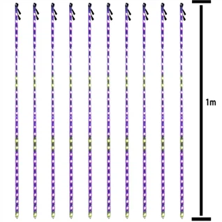 3D trubicové RGB meteorické sprchové svetlo