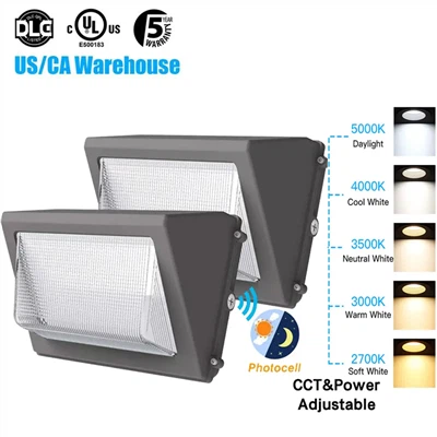 5CCT výkonovo nastaviteľné LED nástenné svietidlá IP65