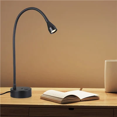Stolové LED lampy s USB portom Stmievateľná lampa na čítanie