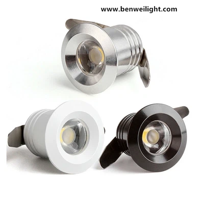 Mini LED stropné svietidlo pod skrinku bodové svietidlo 1W zapustené stropné svietidlo 110V-240V