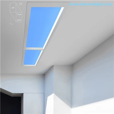 Zapustený LED panel Blue Sky s inteligentným ovládaním