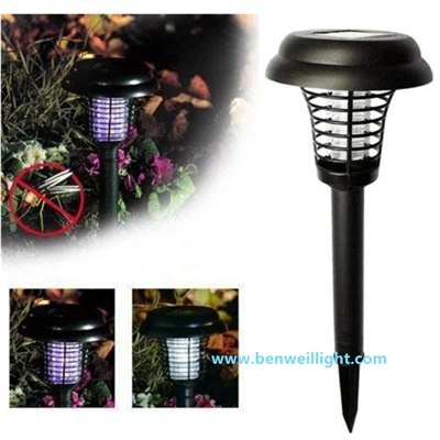 Solárna lampa na hubenie komárov - Vodotesný vonkajší kryt proti hmyzu IP65 s LED svetlom