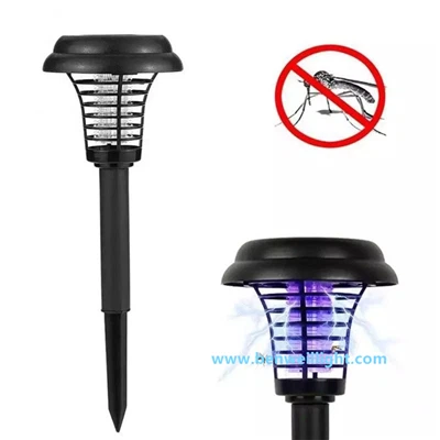 Solar Mosquito Zapper: Vodotesná vonkajšia lampa proti hmyzu s LED svetlom