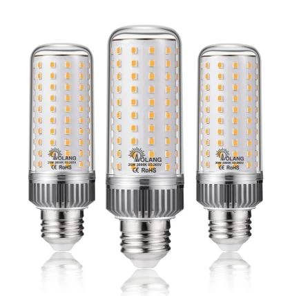 Táto energeticky-úsporná 27-wattová LED žiarovka s kukuričným klasom (model: EC-LED-CCL27W-5000) vyžaruje 5 000 000 000 svetla (zvyčajne denný tón) a má dizajn LED z kukuričného klasu, kompatibilný so štandardnými päticami (napr. E26).